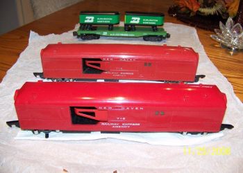 Red Arm Mail Cars