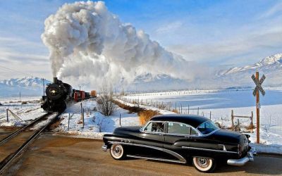 Steam Engines & Old Cars